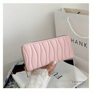 Long Zipper Versatile Wallet, Spacious Clutch